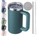 20oz Insulated Coffee Mug With Handle Ocean Blue O37002