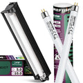 24W T5 HO UVB Reptile Light Fixture with Fluorescent Bulbs C3786