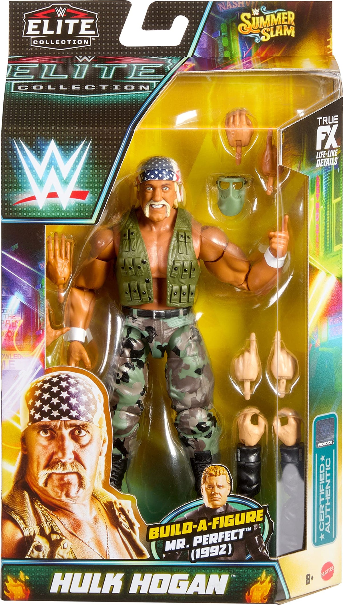 Hulk Hogan Action Figure with Accessory and Build-A-Figure Parts C133